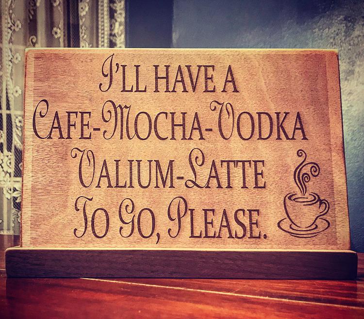 I'LL HAVE A Cafe-Mocha-Vodka.....